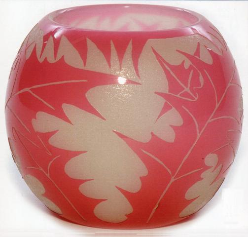 6078 - Acid Etched Vase