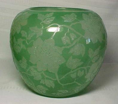 6078 - Acid Etched Vase