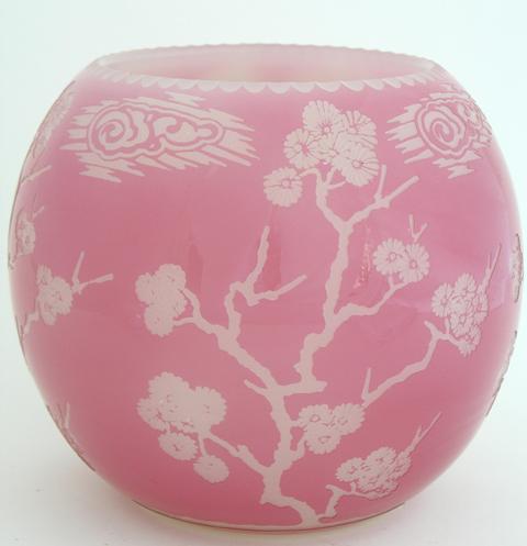 6078 - Acid Etched Vase