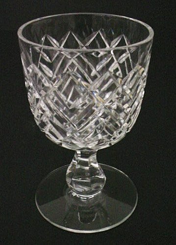 6087 - Colorless Engraved Goblet