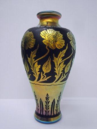 6094 - Acid Etched Vase