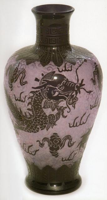 6094 - Acid Etched Vase