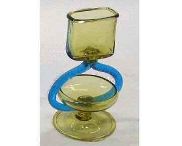 6103 - Amber Transparent Ash Tray