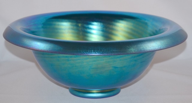6106 - Blue Aurene Iridescent Bowl