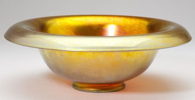 6106 - Gold Aurene Iridescent Bowl
