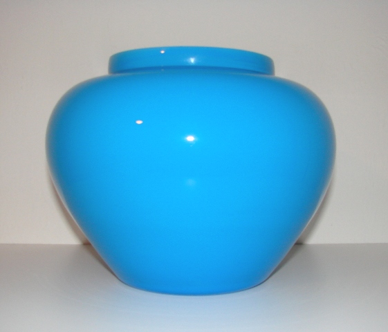 6112 - Light Blue Jade Jade Vase