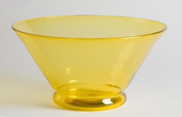 6118 - Bristol Yellow Transparent Bowl