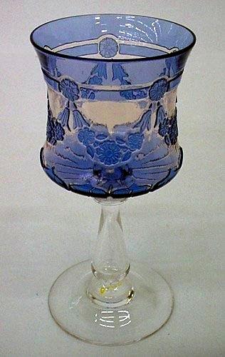 6125 - Acid Etched Goblet