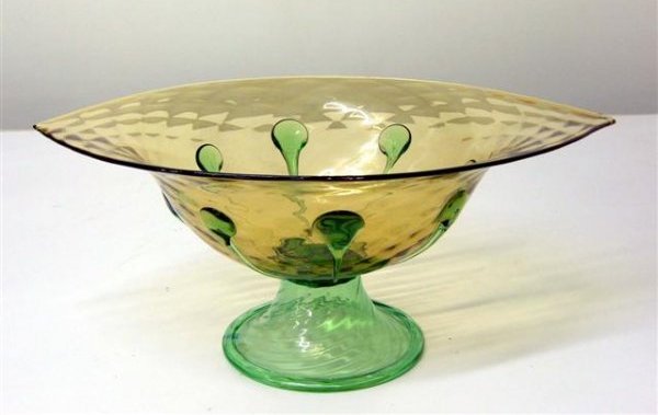 6154 - Amber Transparent Bowl