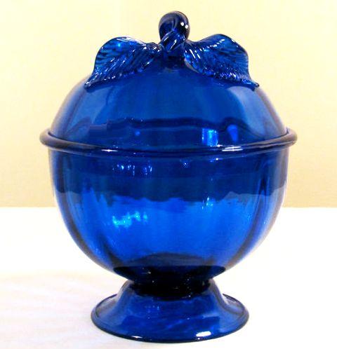 6161 - Flemish Blue Transparent Covered Vase