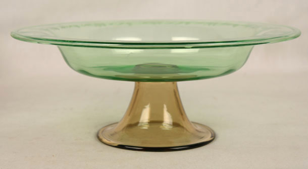 6162 - Pomona Green Transparent Bowl