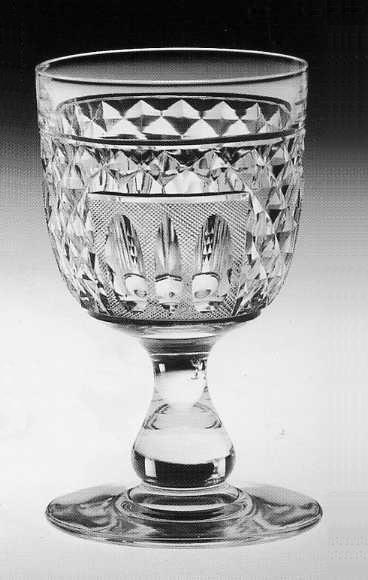 6192 - Colorless Engraved Goblet