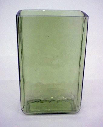 6199 - Spanish Green Transparent Vase
