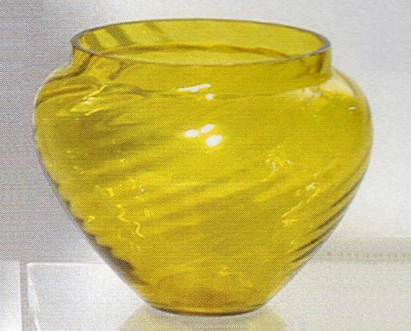 6214 - Bristol Yellow Transparent Vase