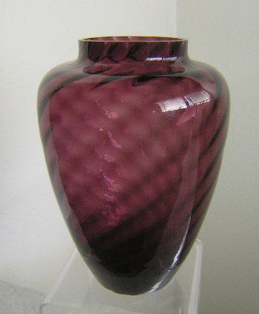 6215 - Amethyst Transparent Vase