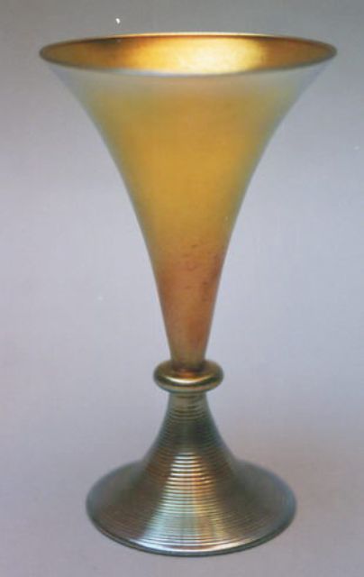 6231 - Gold Aurene Iridescent Goblet