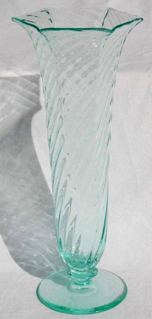 6241 - Celadon Transparent Vase
