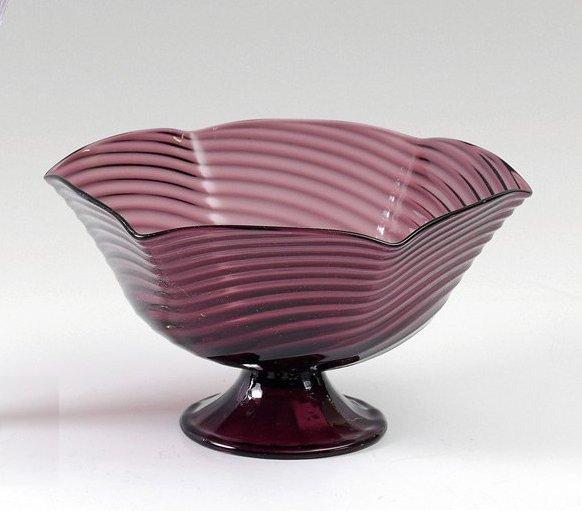 6241 - Amethyst Transparent Compote