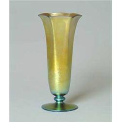 6241 - Gold Aurene Iridescent Vase