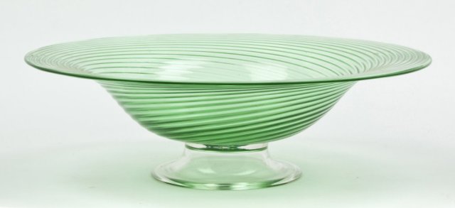 6270 - Pomona Green Transparent Bowl