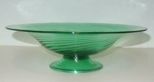 6270 - Pomona Green Transparent Bowl