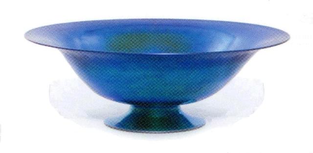 6270 - Blue Aurene Iridescent Bowl