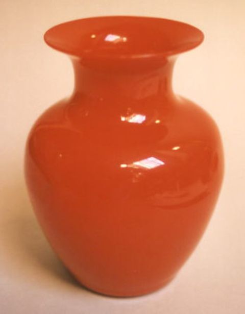 6275 - Rouge Flamb Opaque Vase