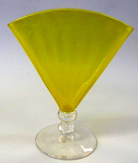 6287 - Bristol Yellow Transparent Vase