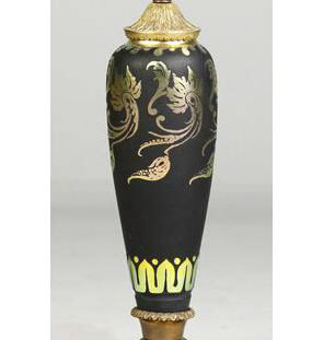 6291 - Acid Etched Vase/Lamp