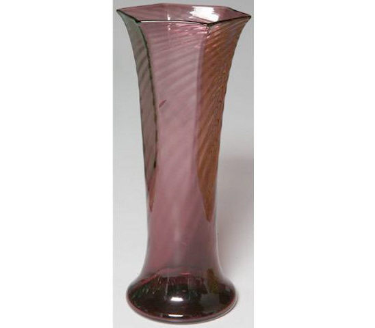 6305 - Amethyst Transparent Vase