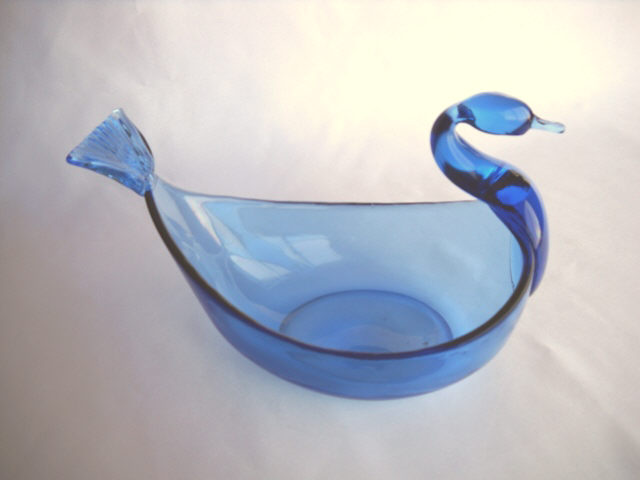 6332 - French Blue Transparent Bowl