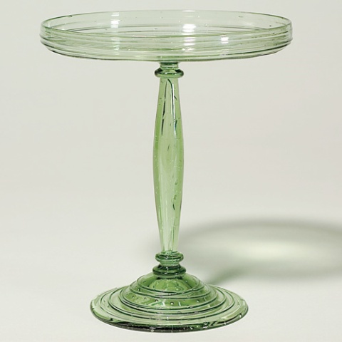 6356 - Spanish Green Transparent Compote