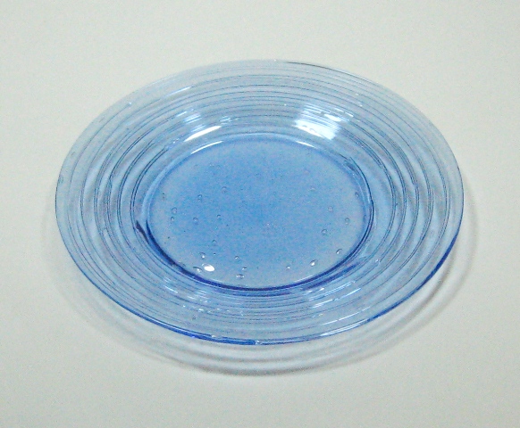 6358 - French Blue Transparent Plate