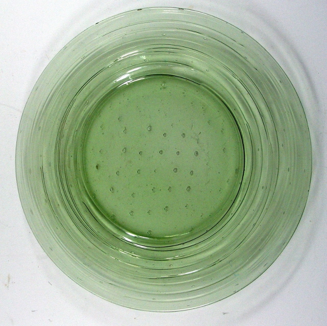 6359 - Spanish Green Transparent Plate