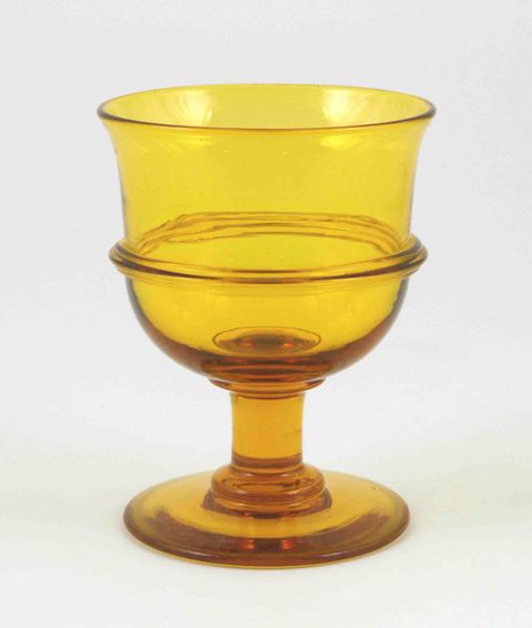 6364 - Bristol Yellow Transparent Goblet