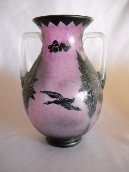 6370 - Acid Etched Vase