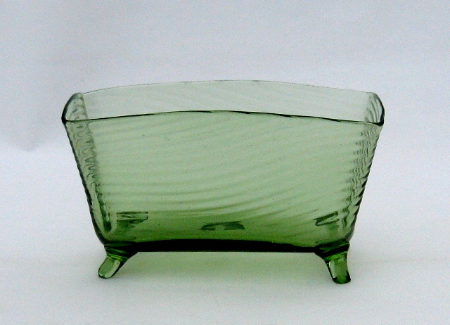 6380 - Spanish Green Transparent Bowl
