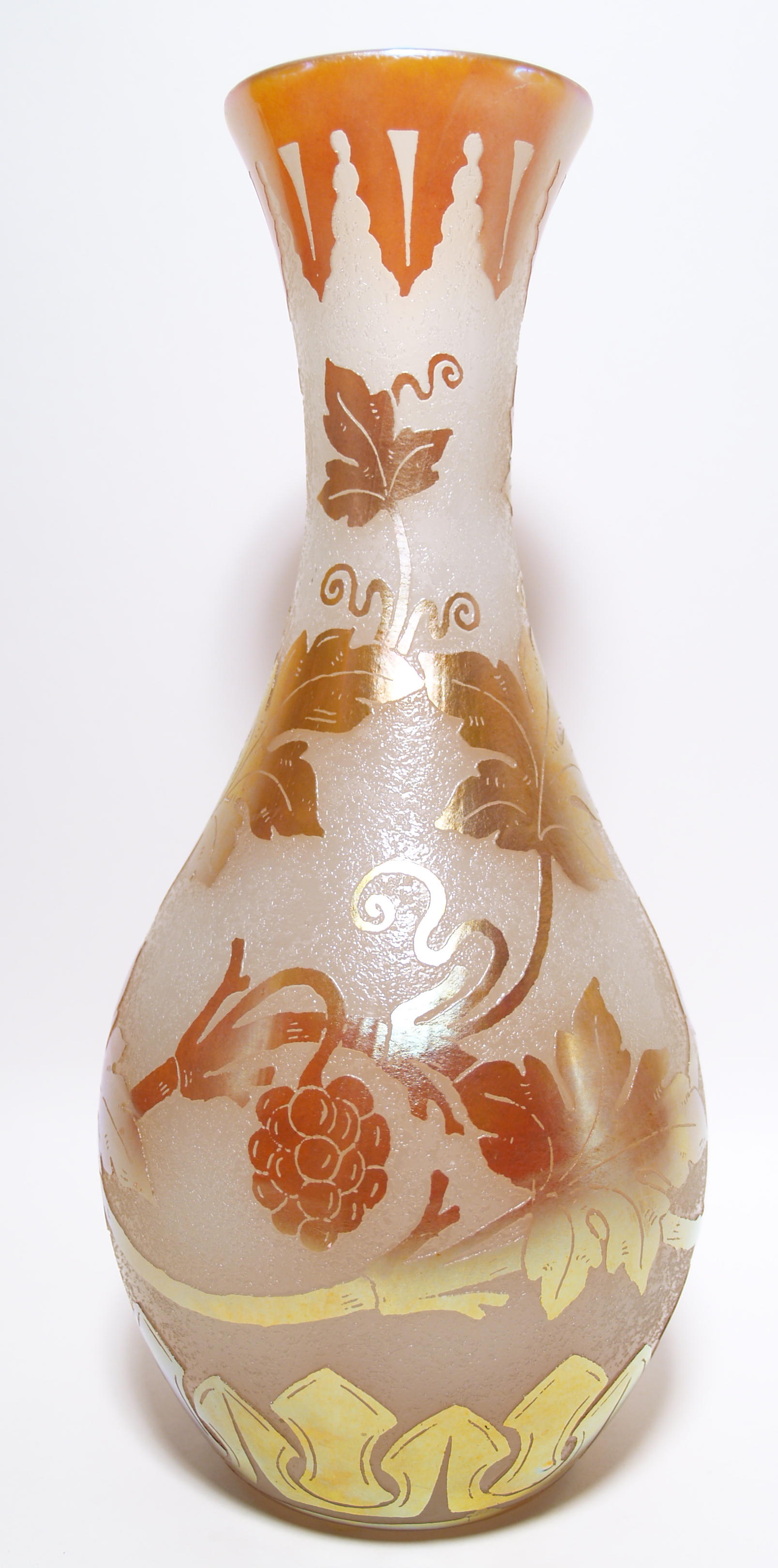 6390 - Acid Etched Vase