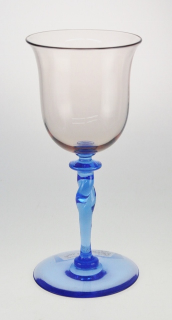6404 - Smoked Crystal Transparent Goblet