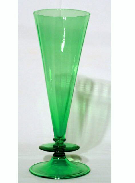 6417 - Pomona Green Transparent Vase