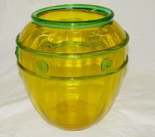 6427 - Bristol Yellow Transparent Vase