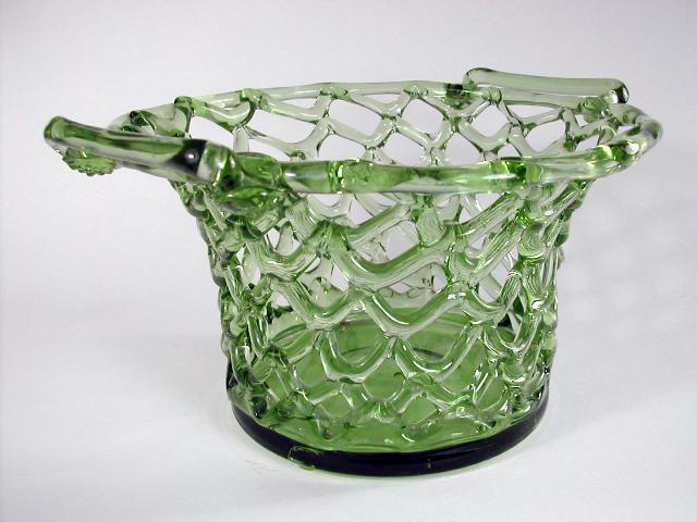 644 - Green Transparent Basket