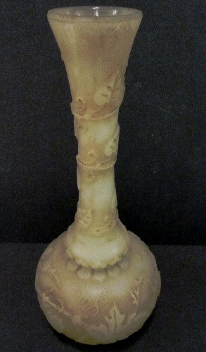 6459 - Alabaster Acid Etched Vase