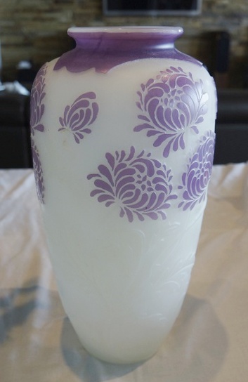 6468 - Acid Etched Vase