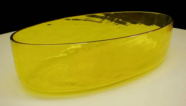 6469 - Bristol Yellow Transparent Bowl