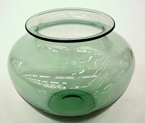 6500 - Sea Green Transparent Vase