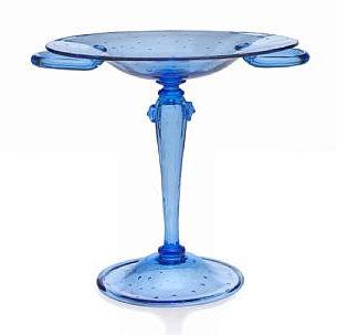 6507 - French Blue Transparent Compote