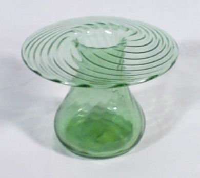 6547 - Pomona Green Transparent Vase