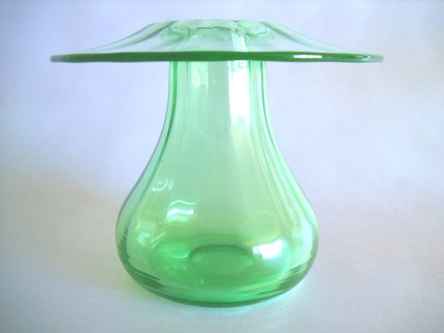 6547 - Pomona Green Transparent Vase