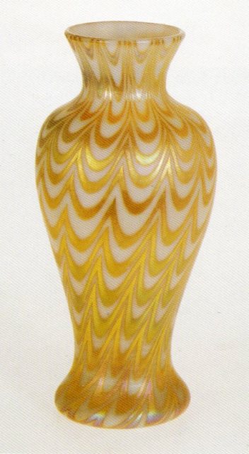 656 - Opal Iridescent Vase